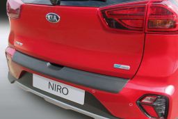 Rear bumper protector Kia Niro (DE) 2019-present ABS - brushed alloy (KIA2NIBR) (1)